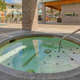 a hot tub